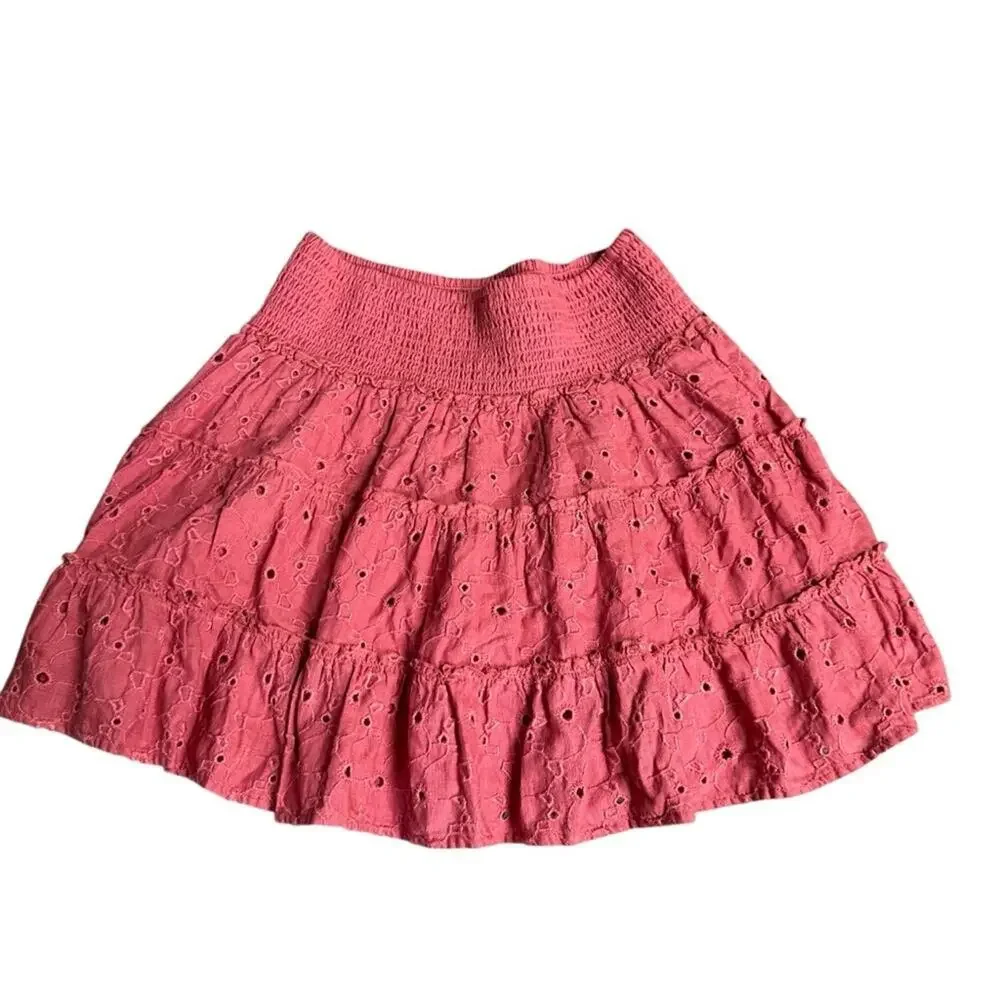 NEW American Eagle Tiered Eyelet Skirt Size XS